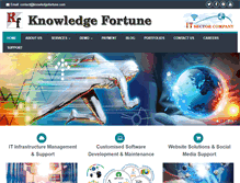 Tablet Screenshot of knowledgefortune.com